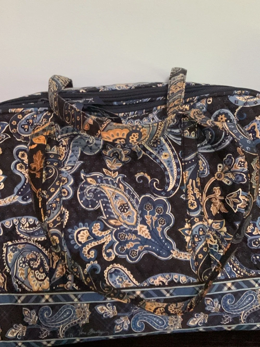 Vera Bradley Blue Paisley Pet Carrier Set
